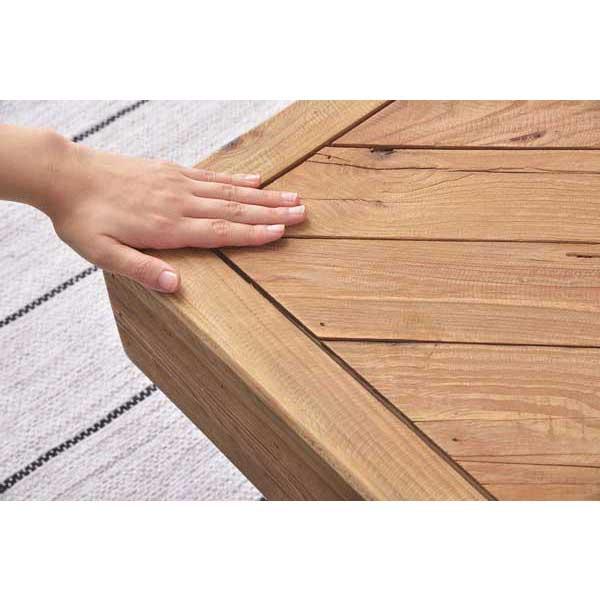 センターテーブル 大きい おしゃれ 100×100×36cm 正方形 木製 パイン古