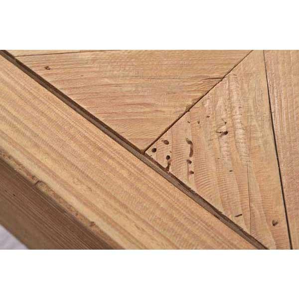 センターテーブル 木製 北欧 正方形 サイズ 100×100×36cm パイン古材 ナチュラル｜three-links｜18