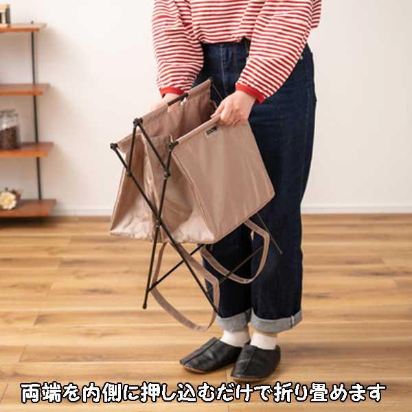 マガジンラック おしゃれ スリム 北欧 薄型 布 折りたたみ式