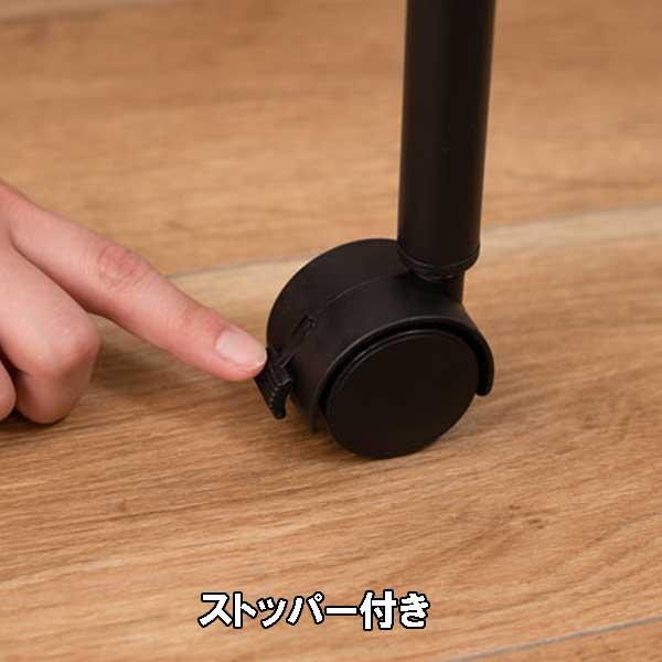 ハイテーブル 折りたたみ 高さ70cm スリム おしゃれ キャスター付き