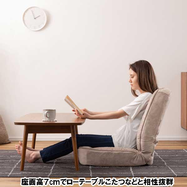 座椅子 1人掛け ハイバック リクライニング 防水加工 ペット対応 耐