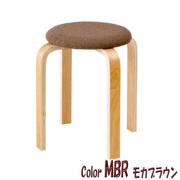 スツール 椅子 高さ40cm 木製 スタッキング おしゃれ ニュアンス生地 5