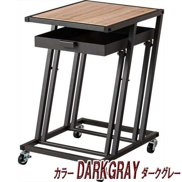 サイドテーブル キャスター キャスター付き スリム 収納 機能性と