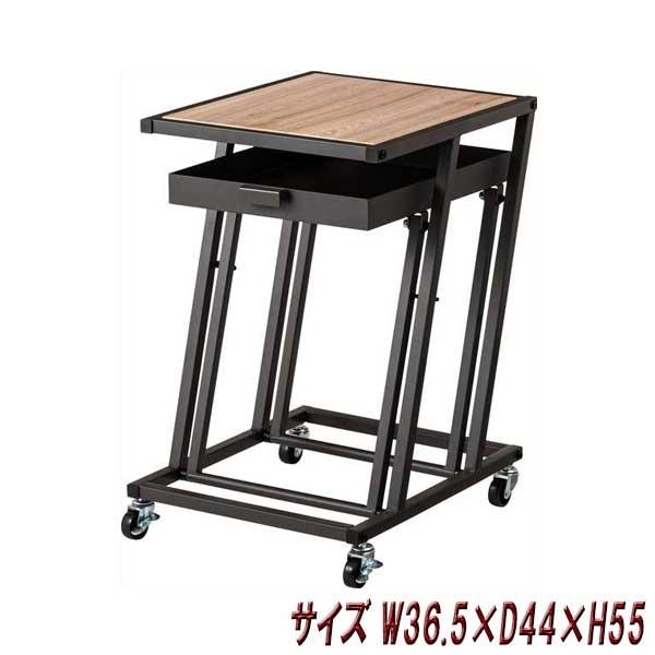 サイドテーブル キャスター キャスター付き スリム 収納 機能性と