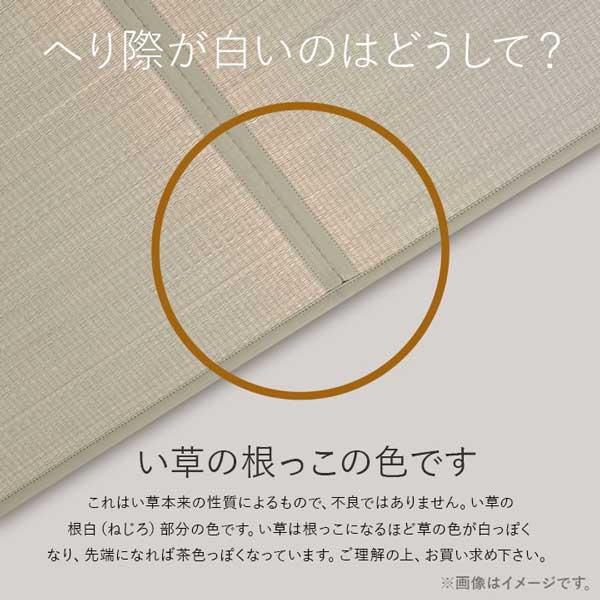 置き畳 日本製 フローリング対応 82×82cm 9枚 4.5畳 国産い草 システム畳 縁3カラー_20