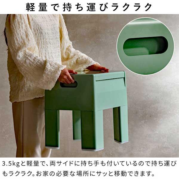 スツール 収納 椅子 収納付き 高さ40cm コンパクト レトロ可愛い 6