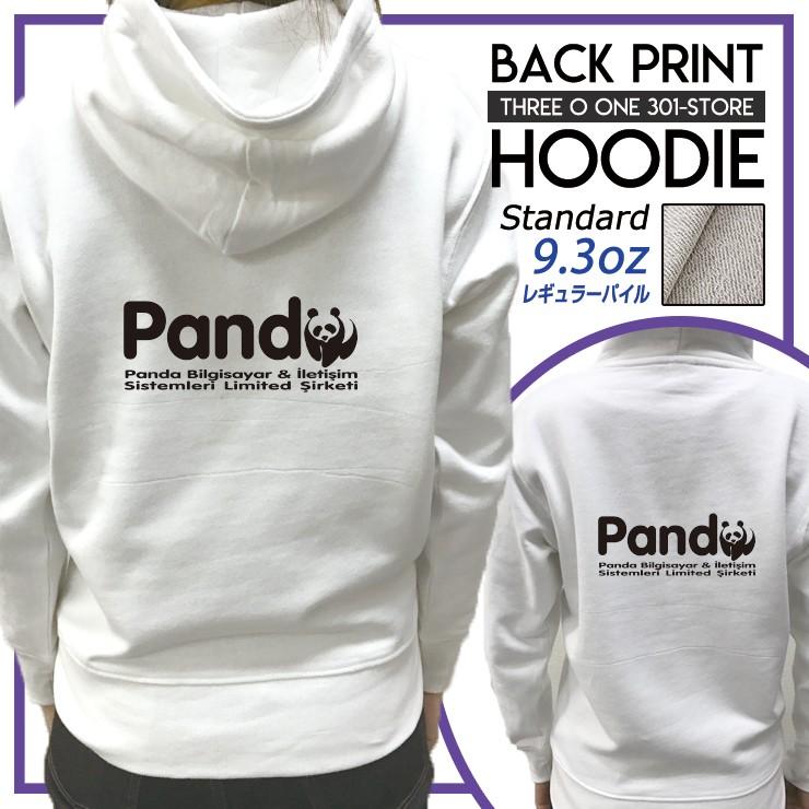 パーカー レディース フード付き スウェット プルオーバー 長袖 バックプリント Panda ぱんだ パンダ ロゴ 動物 アニマル おもしろ Backdp8062 W Three O One 301 Store 通販 Yahoo ショッピング