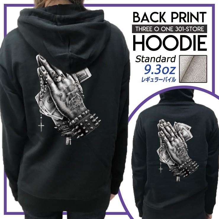 パーカー メンズ フード付き スウェット プルオーバー 長袖 バックプリント ギャング タトゥー ドル お金 手 ハンド Backdp9567 Three O One 301 Store 通販 Yahoo ショッピング