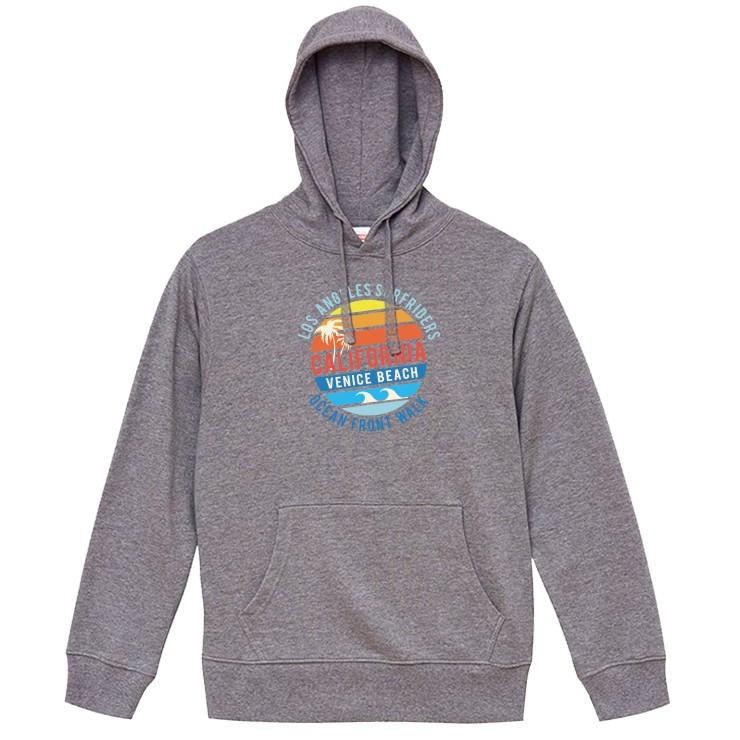 日本産 フード付き レディース パーカー スウェット カラフル ロゴ 海 夏 ビーチ カリフォルニア 長袖 プルオーバー パーカー サイズ L Www Ellepiserramenti It