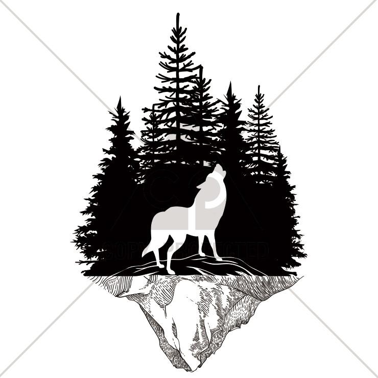 パーカー メンズ フード付き スウェット プルオーバー 長袖 おもしろ 狼 ウルフ Wolf 森 山 シルエット 遠吠え おしゃれ Dp8694 Three O One 301 Store 通販 Yahoo ショッピング