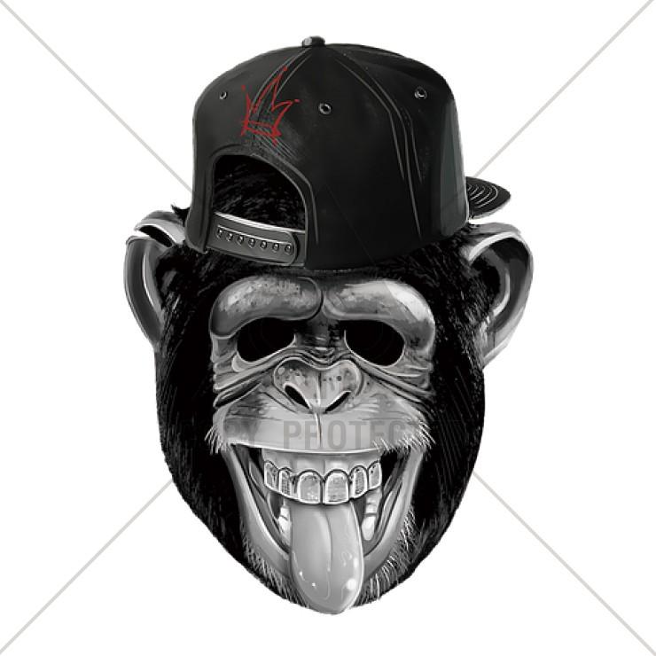 パーカー メンズ フード付き スウェット プルオーバー 長袖 サル 猿 チンパンジー ギャング 帽子 キャップ かっこいい Dp9573 Three O One 301 Store 通販 Yahoo ショッピング