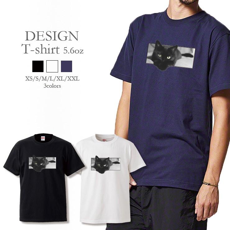 Tシャツ メンズ レディース 半袖 高品質 ネコ 猫 黒猫 飛び出すネコ Cat カワイイ かっこいい クルーネック プリントtシャツ Dt5604 Three O One 301 Store 通販 Yahoo ショッピング