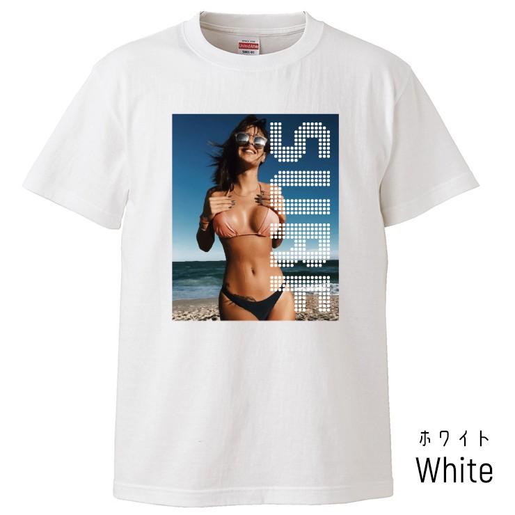 CLUB FEMME NU セクシーTシャツ Tシャツ メンズ レディース 半袖 高品質 セクシー ガール 水着 海