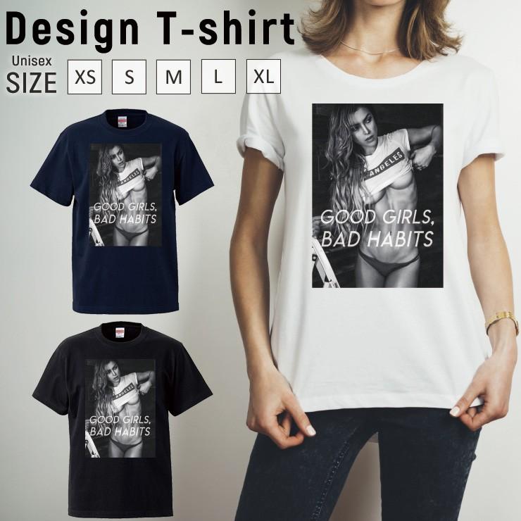 Tシャツ メンズ レディース 半袖 高品質 男女兼用 セクシー 美女 胸 モノクロ フォト ロゴ 海外 クルーネック プリントtシャツ Dt8553 Three O One 301 Store 通販 Yahoo ショッピング