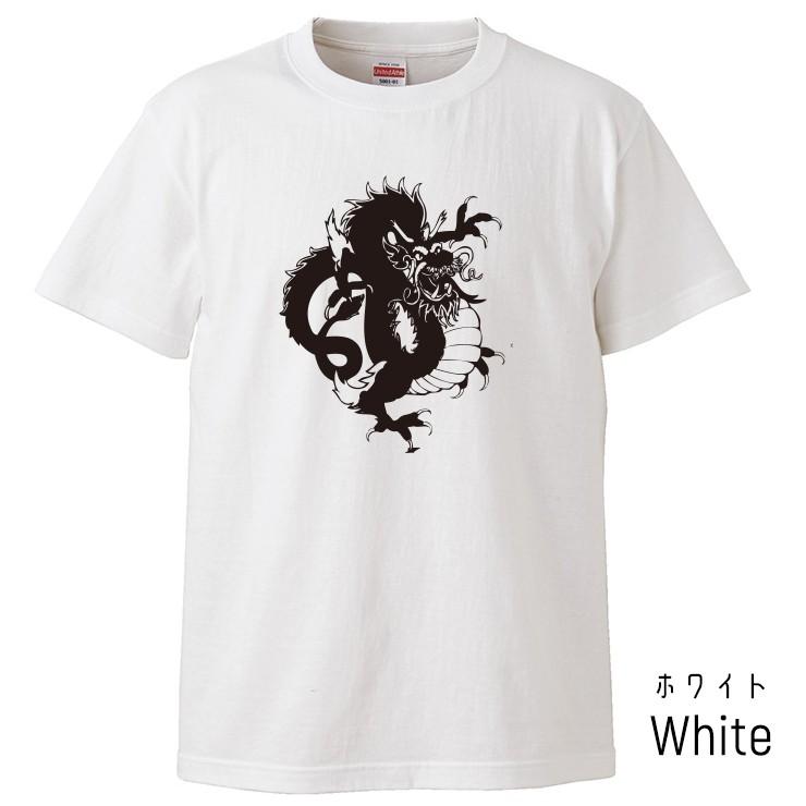 Tシャツ メンズ レディース 半袖 高品質 龍 ドラゴン 日本 ジャパニーズクール イラスト クルーネック プリントtシャツ Dt8630 Three O One 301 Store 通販 Yahoo ショッピング