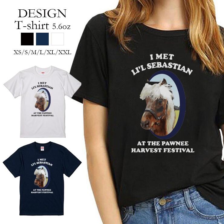 Tシャツ レディース 半袖 トップス 男女兼用 馬 競馬 ロゴ 動物 ポニー イラストおもしろtシャツ クルーネック プリントtシャツ Dt8653 W Three O One 301 Store 通販 Yahoo ショッピング