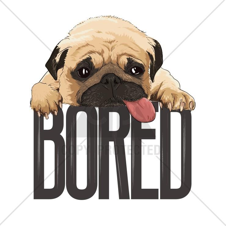 Tシャツ レディース 半袖 トップス パグ 犬 Pug Bored イラスト ペア カップル お揃い クルーネック プリントtシャツ Dt8676 W Three O One 301 Store 通販 Yahoo ショッピング