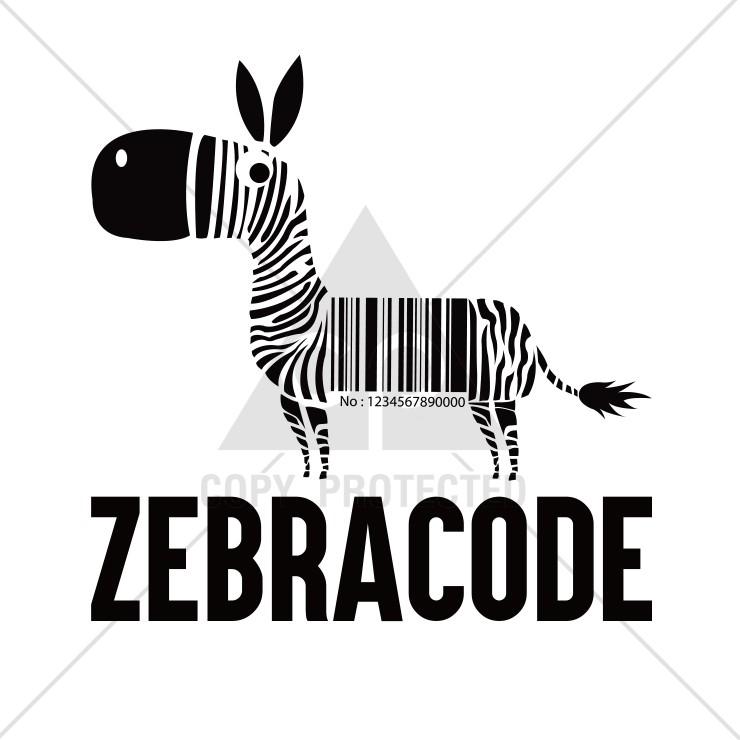 Tシャツ レディース 半袖 トップス シマウマ ゼブラ ZEBRA バーコード