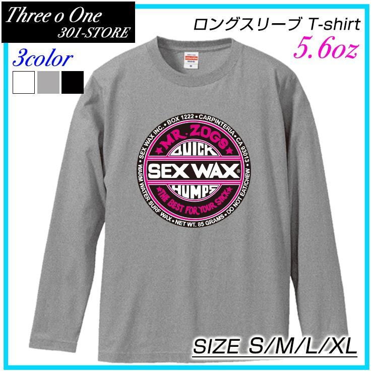 ロングスリーブＴシャツ メンズ レディース 春夏新作 Tシャツ ロンT 長袖 SEX WAX セックスワックス SURF サーフィン 西海岸 カリフォルニア おしゃれ ロゴ｜three-o-one｜02