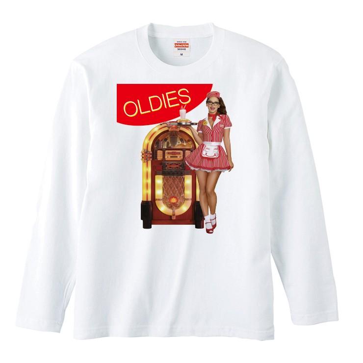 Tシャツ ロンt 長袖 メンズ Oldies オールディーズ 50s 60s ジュークボックス ロックンロール ロカビリー かわいい おしゃれ メンズファッション ロングtシャツ Longt Three O One 301 Store 通販 Yahoo ショッピング