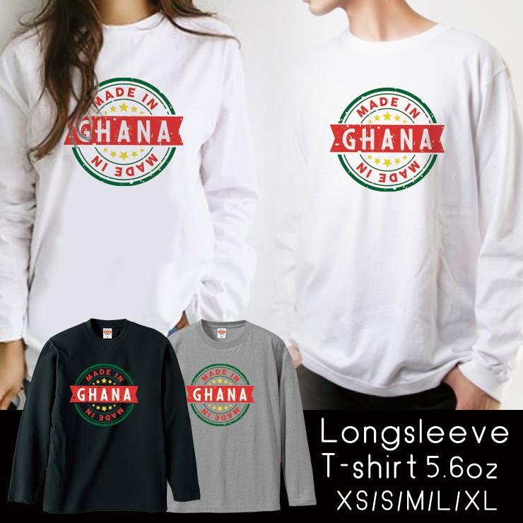 Tシャツ トップス レディース 長袖 Tシャツ ペア 男女兼用 ラスタカラー 国旗 ガーナ アフリカ Nobwcq2yy0 Cosbrapim Com Br