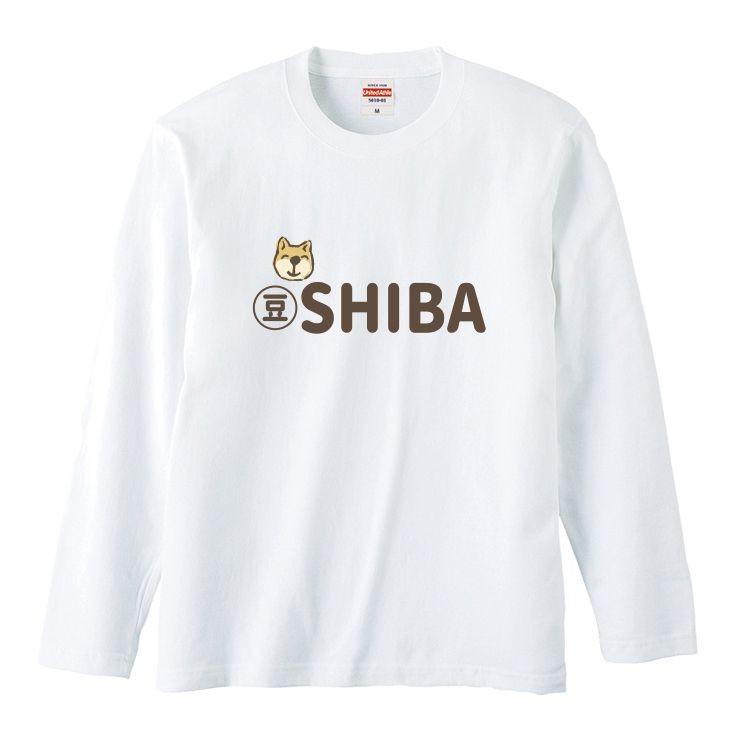 Tシャツ ロンT 長袖 メンズ 柴犬 マメシバ 豆しば 犬 SHIBA わんこ