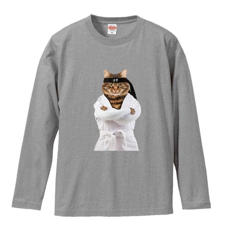 OHP X HARMONIA かわいい猫 ベーシック 長袖Tシャツ (2 色) Tシャツ トップス レディース 長袖 ペア 猫 ねこ カラフル