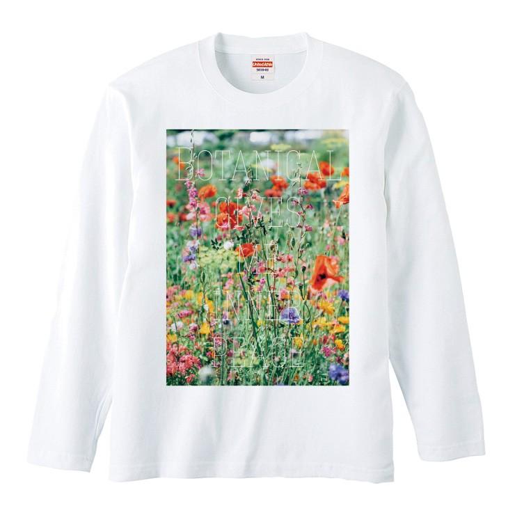Tシャツ トップス レディース 長袖 Tシャツ ペア ボタニカル 植物 花 名言 英語 Longt9604 W Three O One 301 Store 通販 Yahoo ショッピング