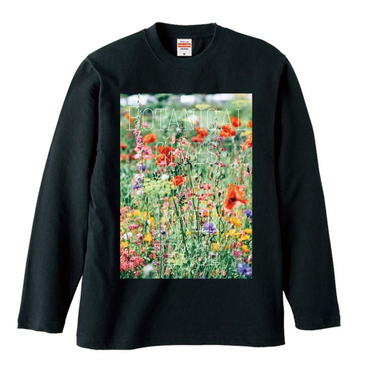 Tシャツ ロンt 長袖 メンズ 男女兼用 ボタニカル 植物 花 名言 英語 メンズファッション ロングtシャツ Longt9604 Three O One 301 Store 通販 Yahoo ショッピング
