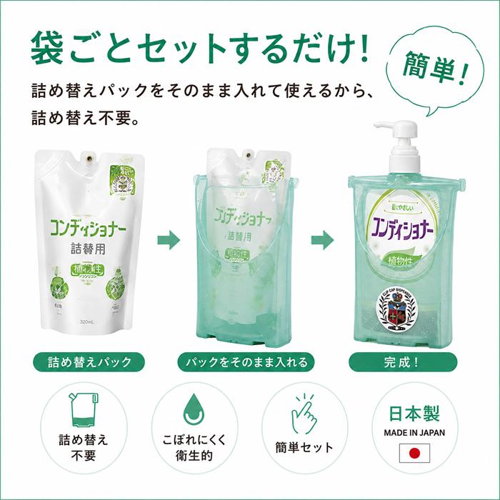 詰め替え そのまま クリップキャップ ディスペンサー2色組 : 健康雑貨