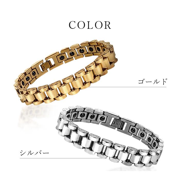 クーポン発行中／タングステンブレスレット ゴールド シルバー メンズ