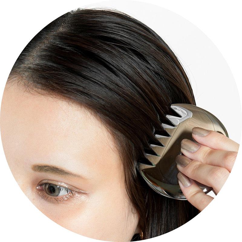 テラヘルツ 鉱石 コーム かっさ くし 櫛 ヘアブラシ 粗め 髪サラサラ