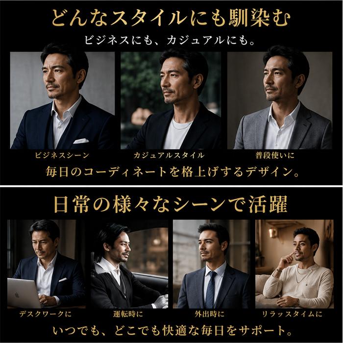 磁気ネックレス ブレスレット セット メンズ 男性 最強 肩こり解消