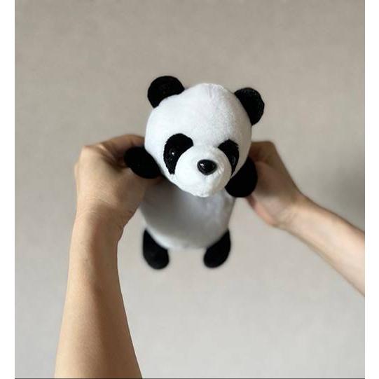 未使用 パンダ ぬいぐるみ 約30cm　湯たんぽ 湯たんぽ ぬいぐるみ アニマル 動物 パンダ かわいい 電子レンジ対応