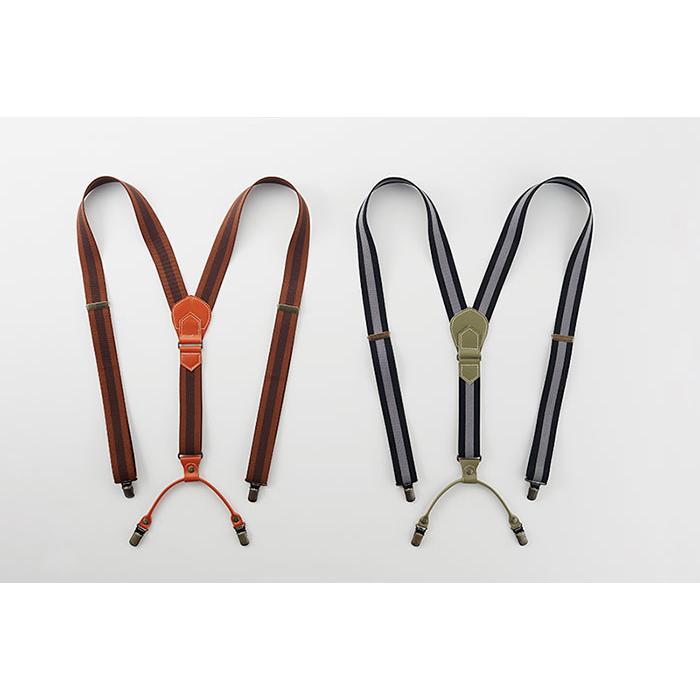 クーポン発行中／サスペンダー Y型 メンズ 幅広 おしゃれ ストライプ