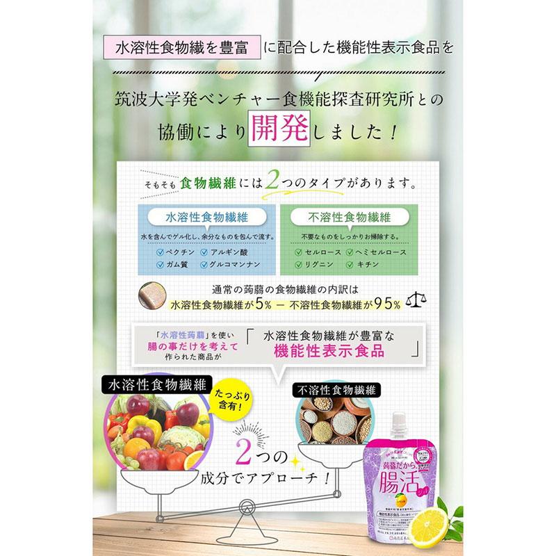 便通 腸内環境 整える こんにゃくゼリー デキストリン 水溶性食物繊維