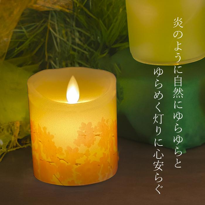 led ろうそく 仏壇用 仏具 ゆらぎ 火を使わないろうそく 安全 電気