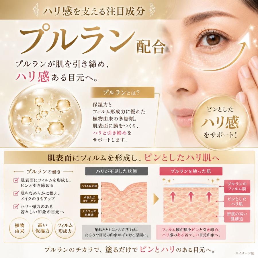 目元美容液 クリーム アイクリーム 目元たるみ くすみ クマ シワ 目元