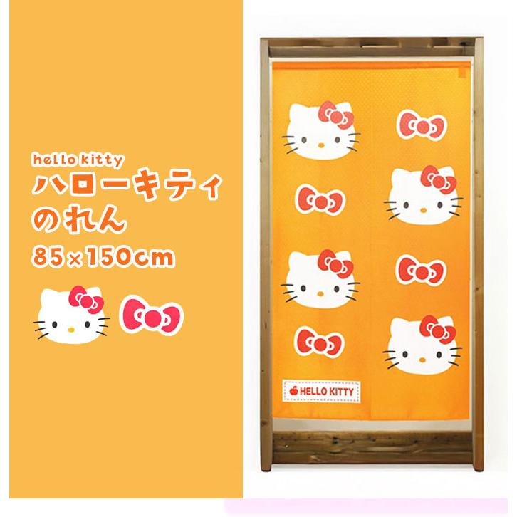 Sanrio ハローキティ キティちゃん マスコット のれん 暖簾
