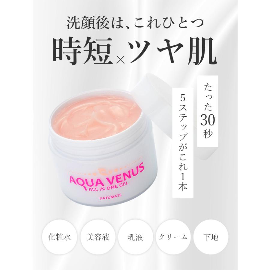 ナチュメイト アクアプロヴィーナスジェル オールインワンゲル 時短
