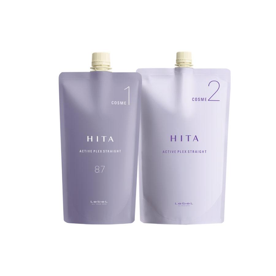 HITA 【 1剤 2剤 セット 】ルベル APストレート コスメ1 400g & コスメ