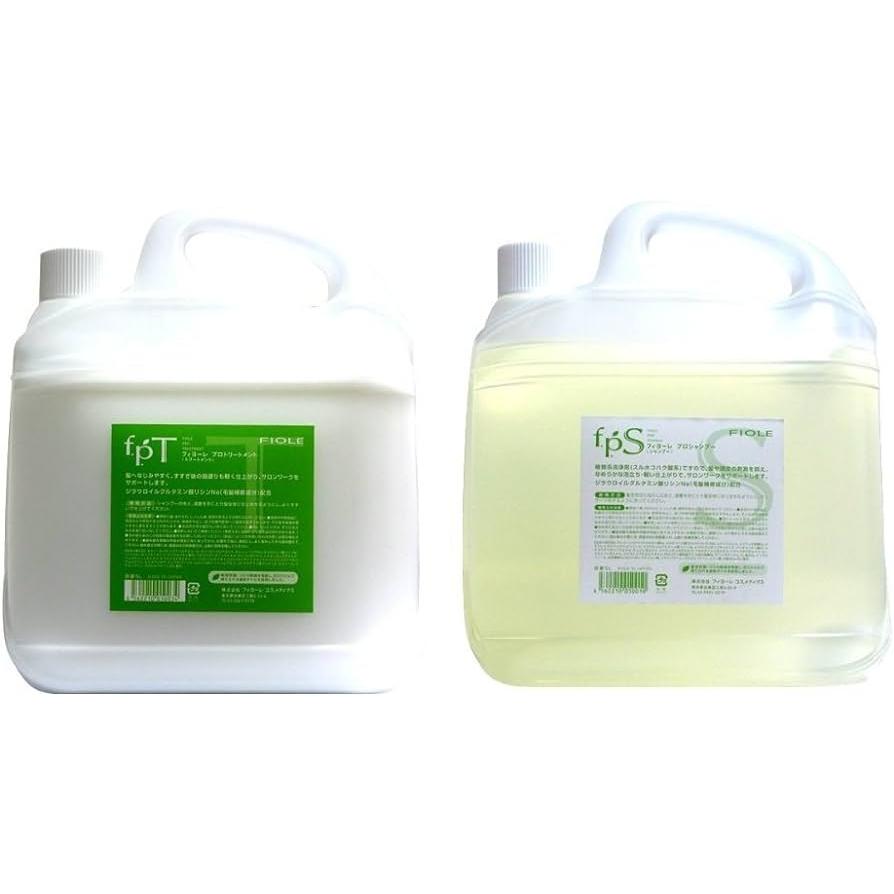 【 セット 】 フィヨーレ FIOLE プロシャンプー プロトリートメント 5000ml（Yahoo!・スリーピース Yahoo!店）