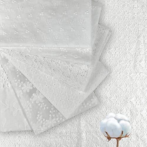 レース生地 刺繍 6色 6枚セット 65 45cm ガーゼ生地 生地 布 刺しゅう 柔らかい オフホワイト 刺繍 手作りガーゼ 大人服 子供服向けレー S Three Pieces 通販 Yahoo ショッピング