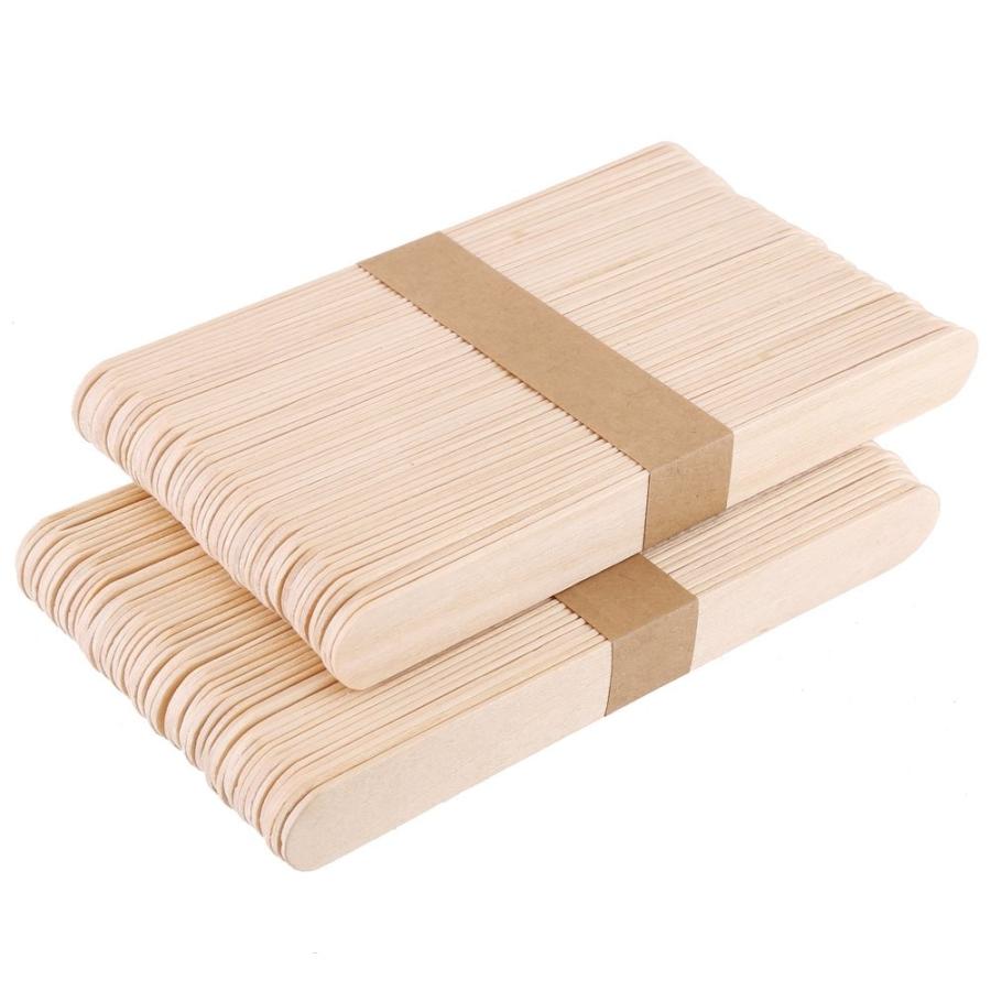 Ccinee 木製アイススティック棒 アイスキャンディー棒 長150mmx巾17mm 100本 新しい使い方 いろんな芸術品や作品を作り用に 木 S 0221 Three Pieces 通販 Yahoo ショッピング