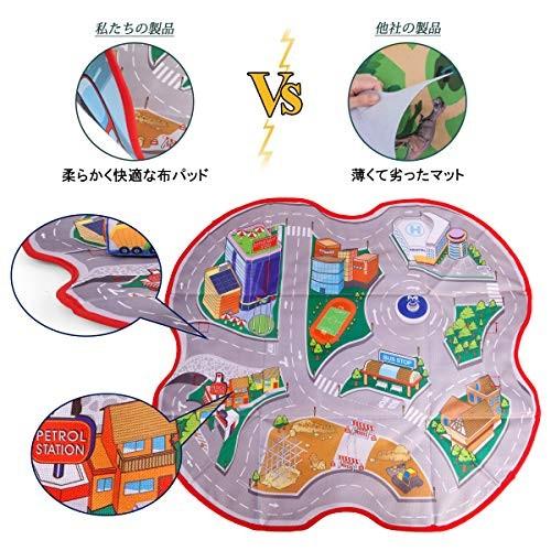 22年最新海外 子供部屋家具 Aduli Aduli赤ちゃんおもちゃ ベビーおもちゃ 布のおもちゃ 知育玩具 車おもちゃプレイマット 含む6 おもちゃの布車 創造できるカーシティ 2in1布の Www Threeriversofs Com