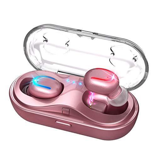 女性 Kinganda Bluetooth イヤホン 5 0 進級版 可愛い ピンク 完全 ワイヤレス イヤホン のtws技術 スポーツワイヤレスイ S 1024 Three Pieces 通販 Yahoo ショッピング