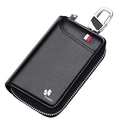 キーケース 本革 レザー 車 スマートキー Ic カード入り 免許証 小銭 札入れ付き ファスナー 6連 皮 キーホルダー 多機能 メンズ 大容量 カ S Three Pieces 通販 Yahoo ショッピング