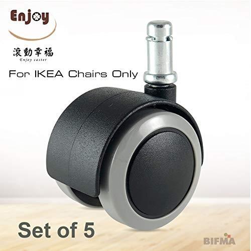 Enjoyオフィスデスク椅子交換用ホイールキャスター 3 8 10 Mm Stemフィットikea椅子 セーフfor Hardwoo S 0401 Three Pieces 通販 Yahoo ショッピング