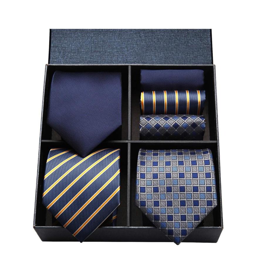 ヒスデン 結婚式 青 ネクタイ 3本セット ビジネス ネクタイ ハンカチ メンズ フォーマル ネクタイ セット 就活用 紺 礼服 ネクタイ おしゃれ S 02 Three Pieces 通販 Yahoo ショッピング