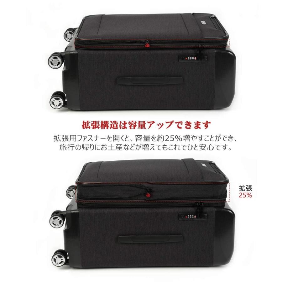 輝い Tsaロック キャリーケース 出張 旅行 キャリーバッグ 超軽量 容量拡張可能 スーツケース 防水加工 Uniwalker 丈夫 機内持ち S型 静音 スーツケース キャリーバッグ